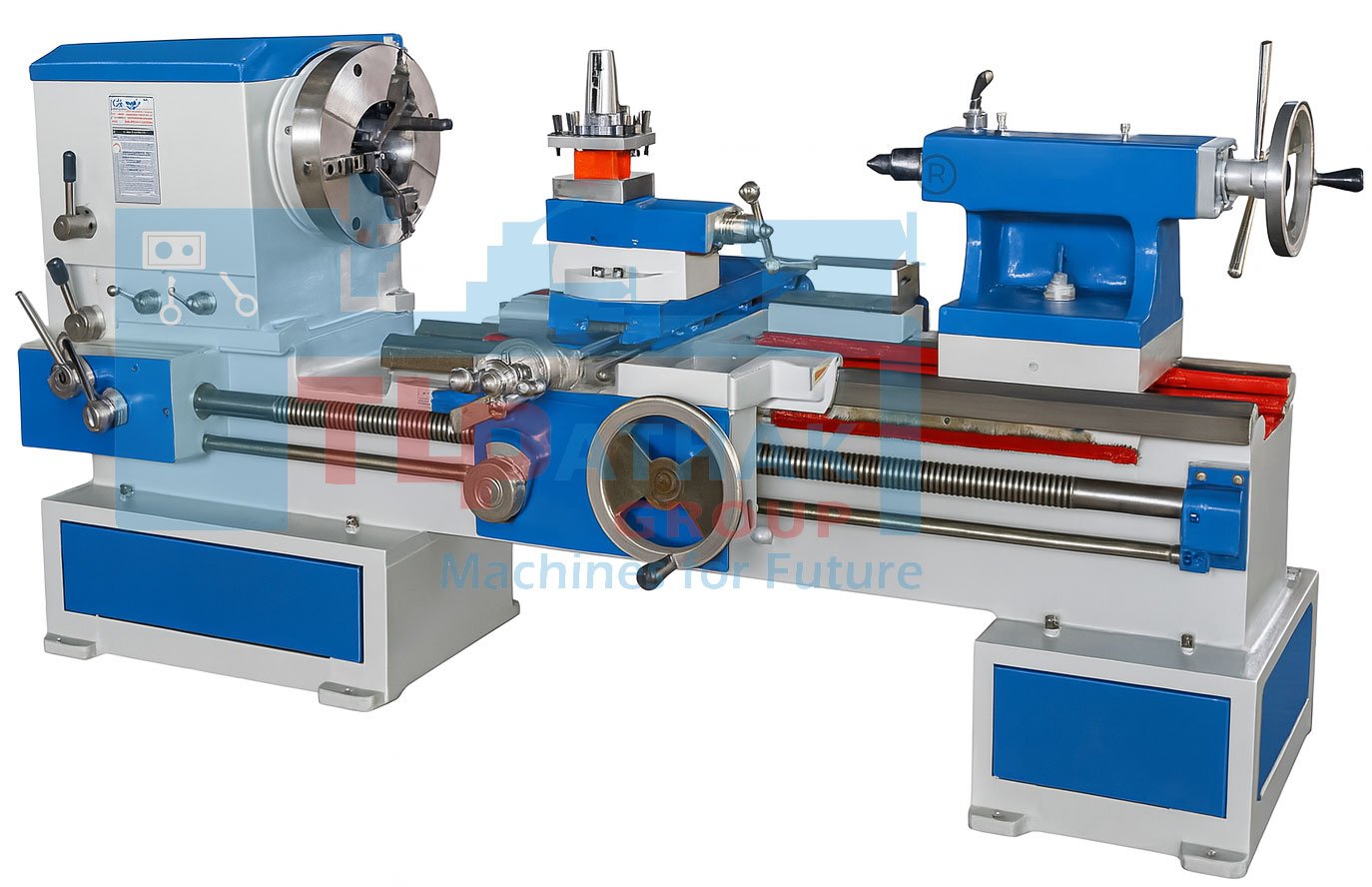 Big Bore Lathe Machine With Clamp System